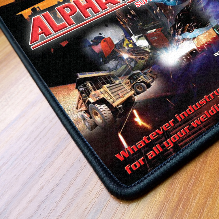 Deluxe Overlocked Fabric Mousepad | DOFM